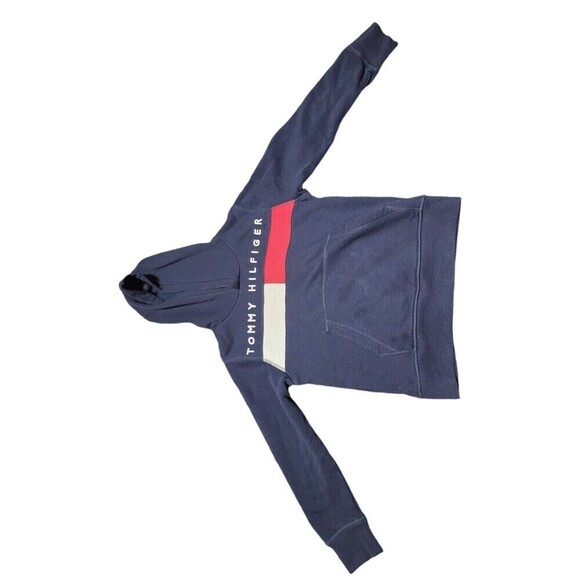 Tommy Hilfiger Big Boys Exploded Flag Pullover Hoodie Size Small - Picture 3 of 12